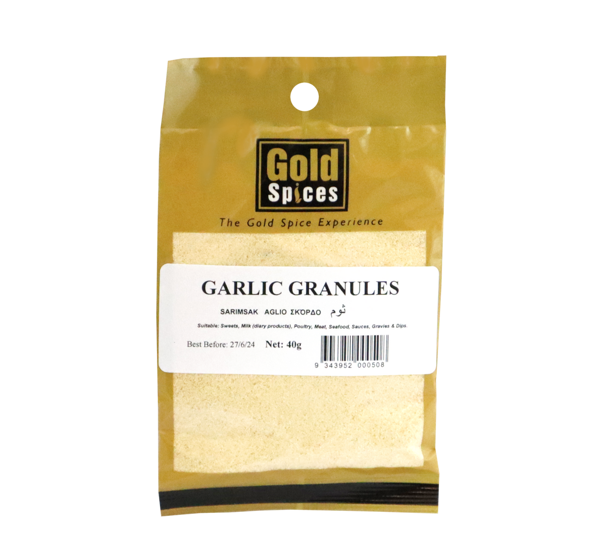 Garlic Granules 40g — Gold Spices